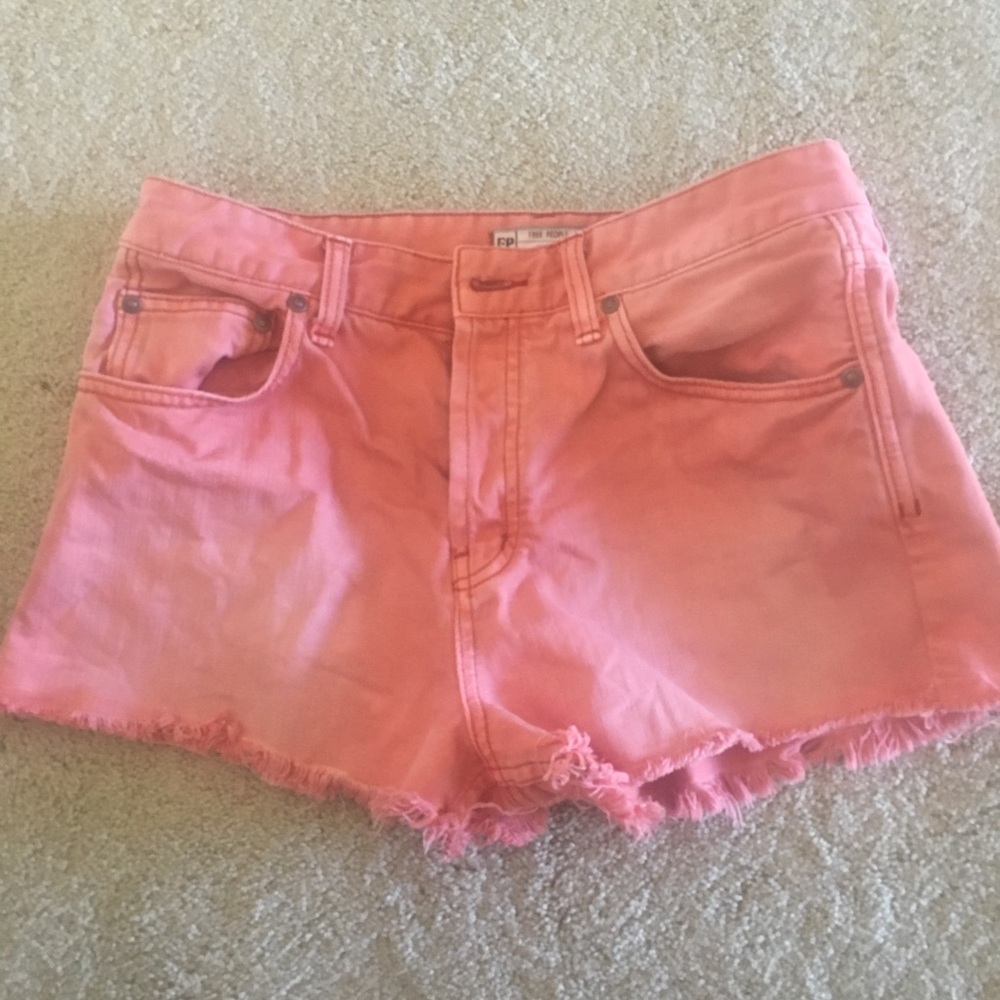 Free People Distressed Cutoff Shorts